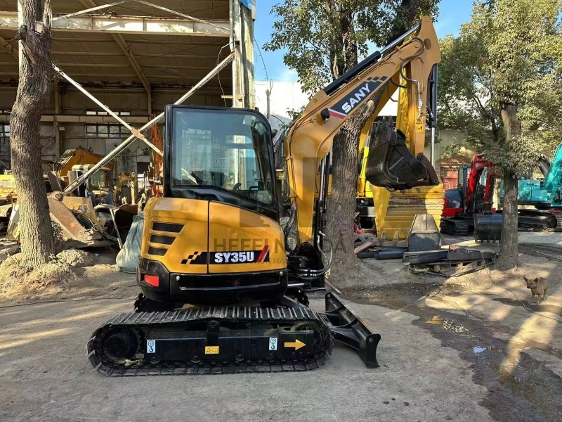 Sany SY35U Equipment Trader Mini Excavator Second Hand Construction Machinery