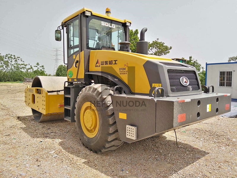 SDLG RS8220 road construction equipment used 22 ton single drum roller for sale