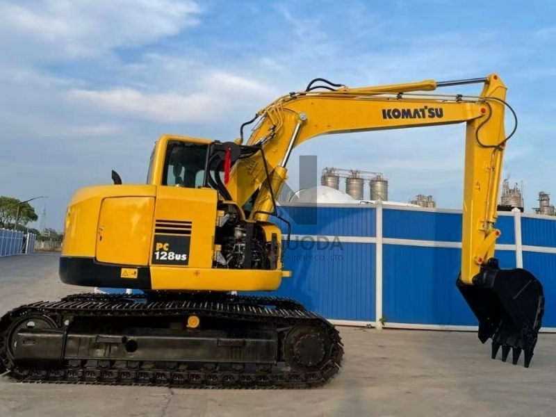 Komatsu PC128US Repossessed Earthmoving Equipment Industrial Digging Machines Used Excavators