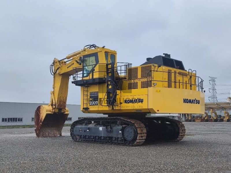 Original Second Hand Komatsu Excavator PC2000-8 Large Earth Moving Machinery