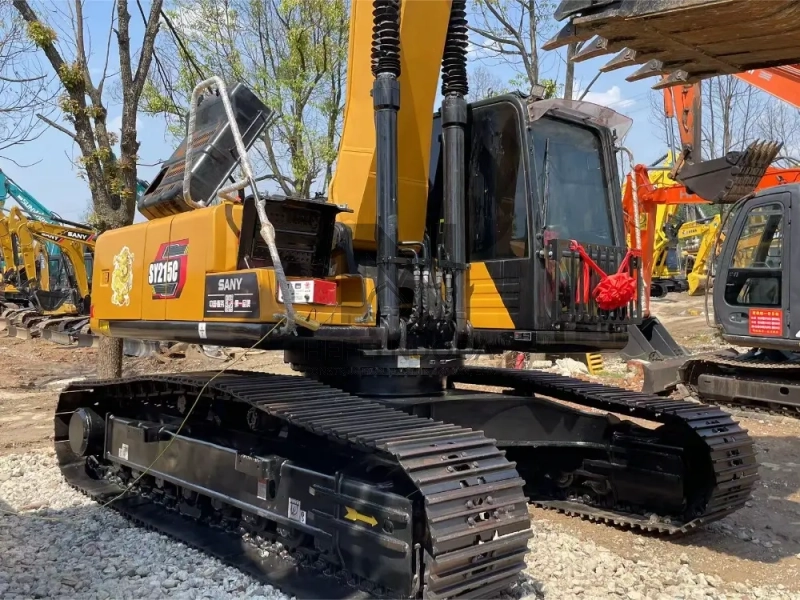 Wonderful Condition Cheap Price Secondhand Sany Excavator 215c Used Excavator Auction Second Hand 21tons Excavator