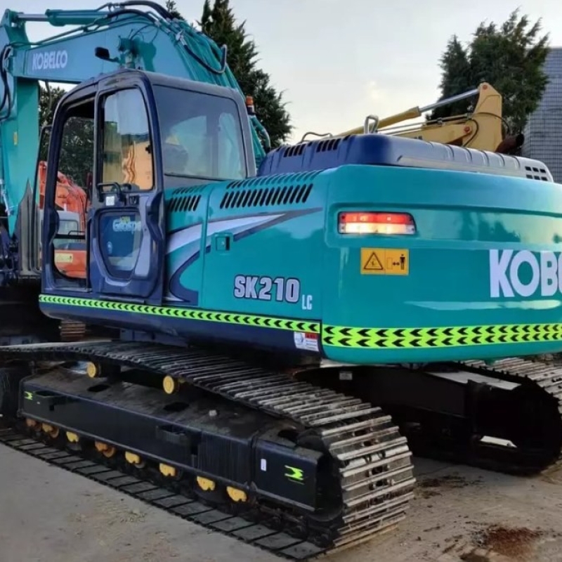 SK210 Used Kobelco Excavator Second Hand Construction Machine 114KW