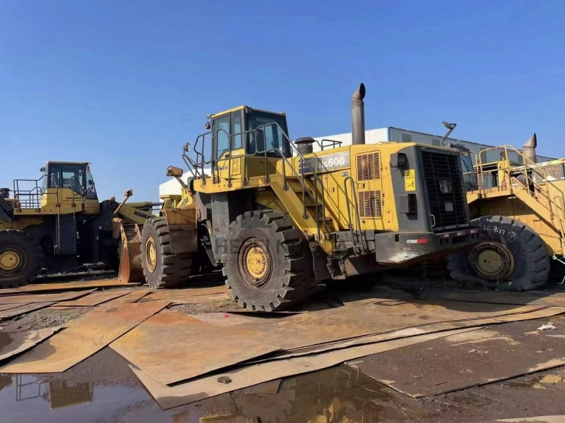 For Sale Used Original Loader Komatsu WA600 Good Quality and Low Price Made in 2020 Good Condition Used Loader in Stock