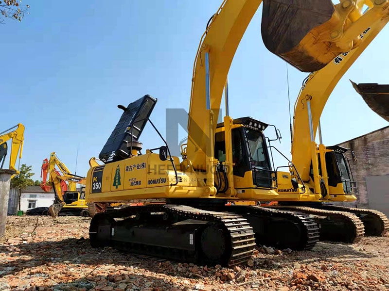 High Performance Used Komatsu PC350-7 Excavator 35 Ton Japan Original Second Hand High Quality Engine Gearbox Gear-Stock