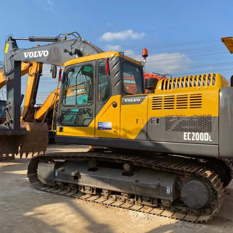 EC200D Used Volvo Excavator Earth Moving Equipment High Performance