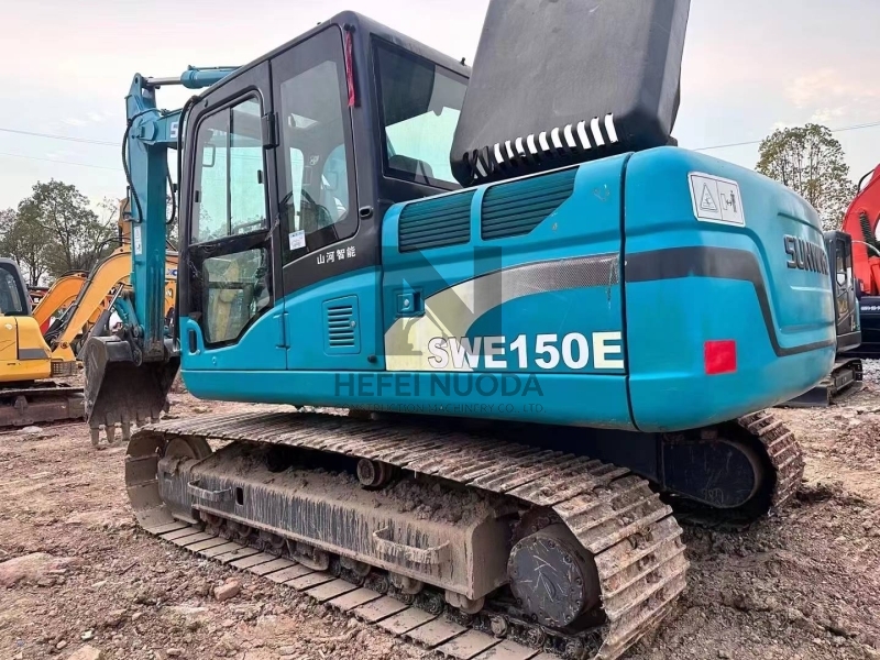 2023 for Sunward SWE150E 15 Ton Hydraulic Crawler Excavator Medium Used Good Condition with DPF From Sweden