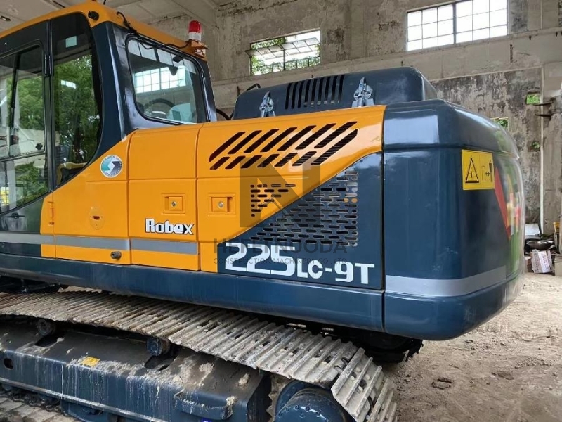High Performance R225-9T Used Hyundai Excavator Machine Original Korea